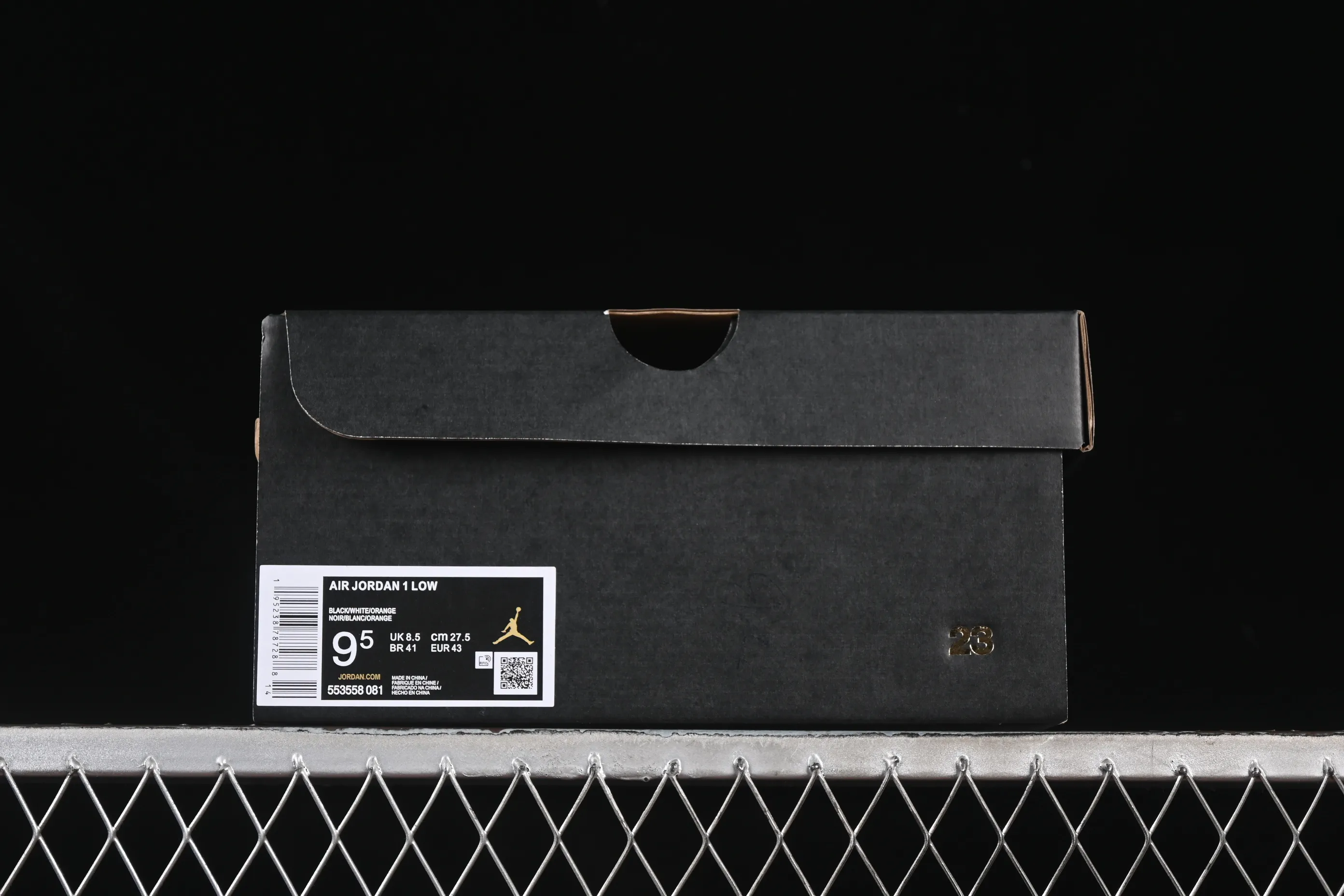 All categories Air Jordan Jordan series basketball shoes Air Jordan 1 Low Air Jordan 1 Low AJ1 Joe 1 black and white orange low-top retro culture basketball shoes 553558-081